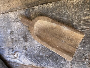 Houten schep S