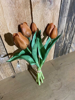 Tulp boeket oranje